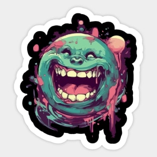 Laugh More Sticker